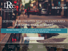 Tablet Screenshot of chalmettelawyer.com